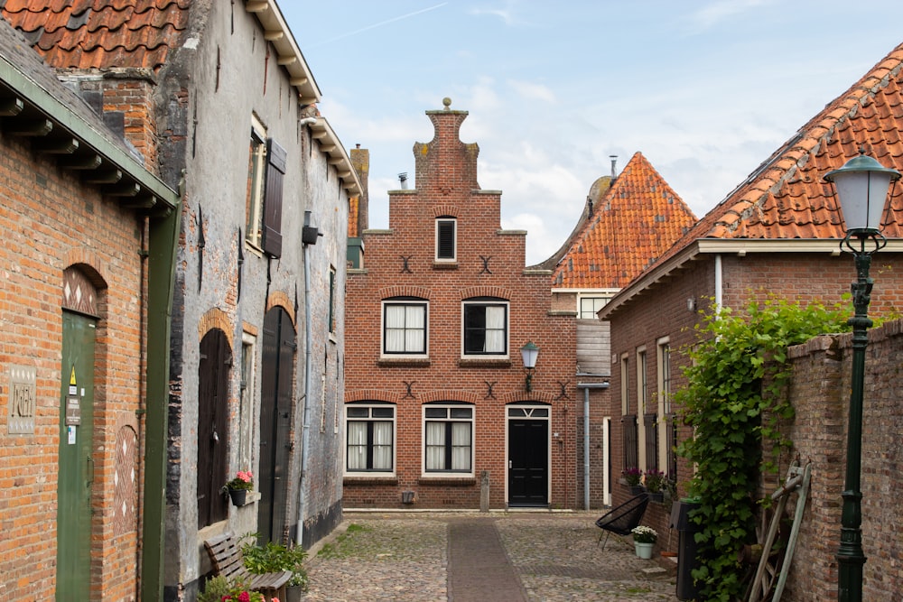 street between buildings