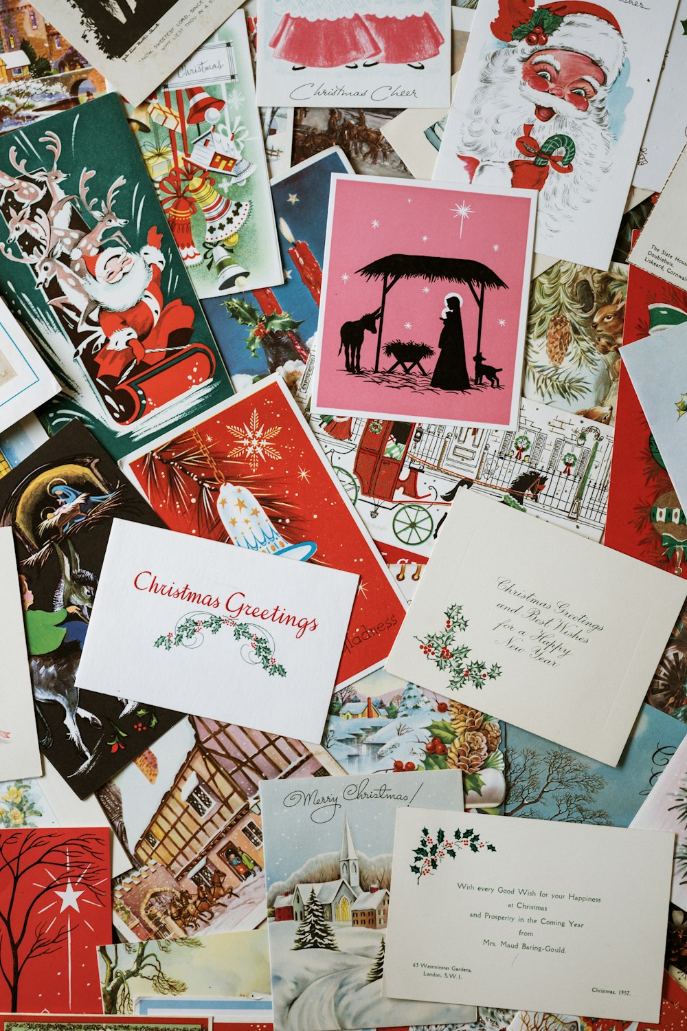 assorted greeting cards