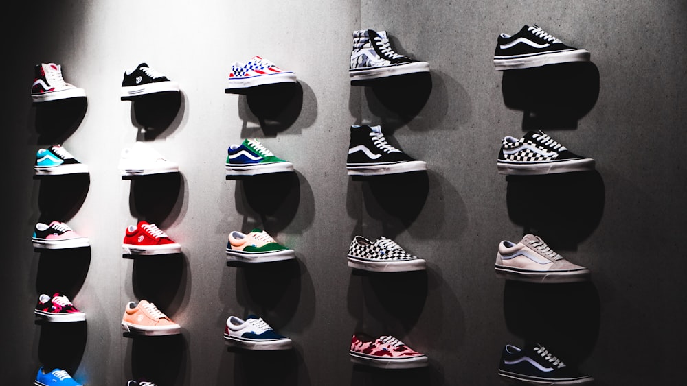 Vans shoes on display photograph