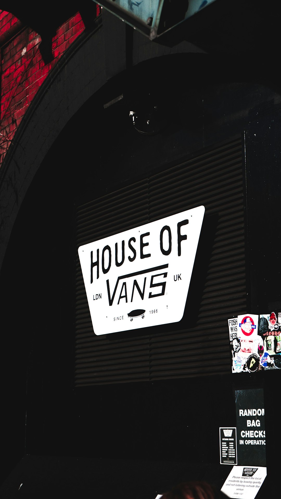 House of Vans sign