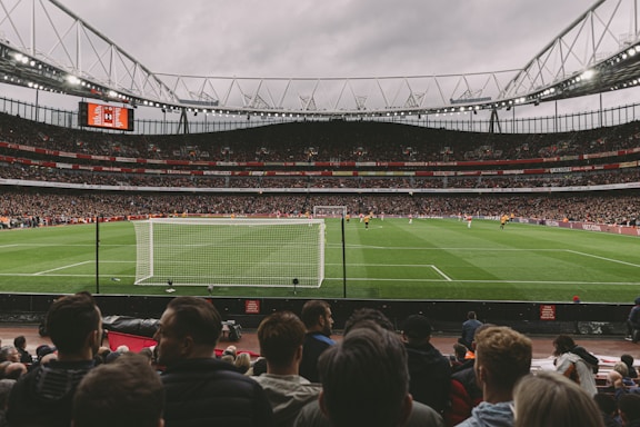 people in soccer stadium