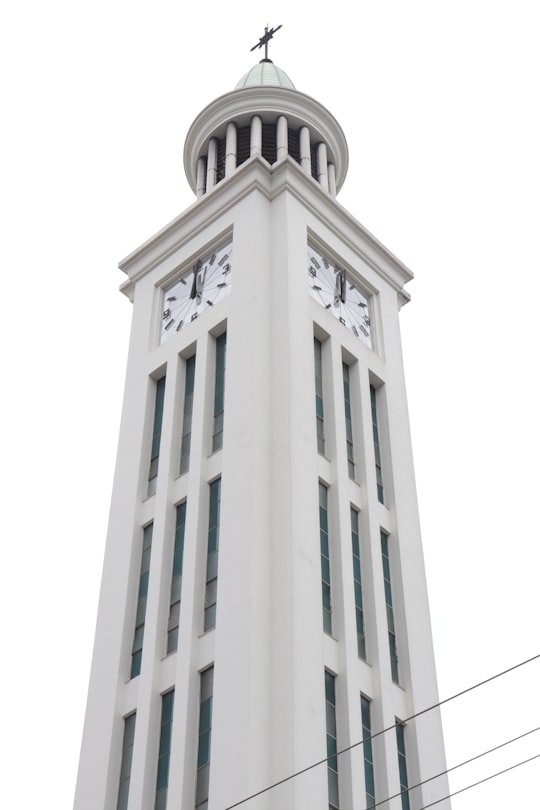 clock tower in São Paulo Brasil