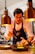 man preparing food