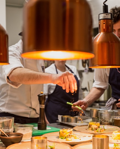 chef preparing foods