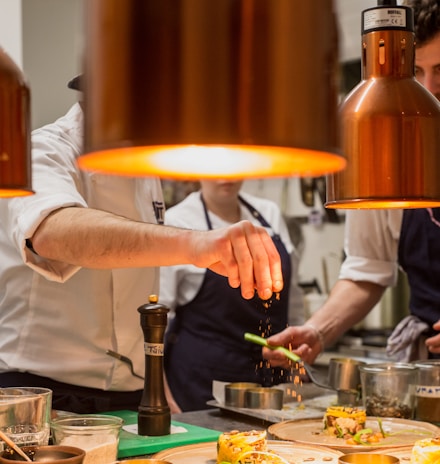 chef preparing foods