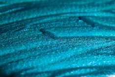 a close up view of a blue surface