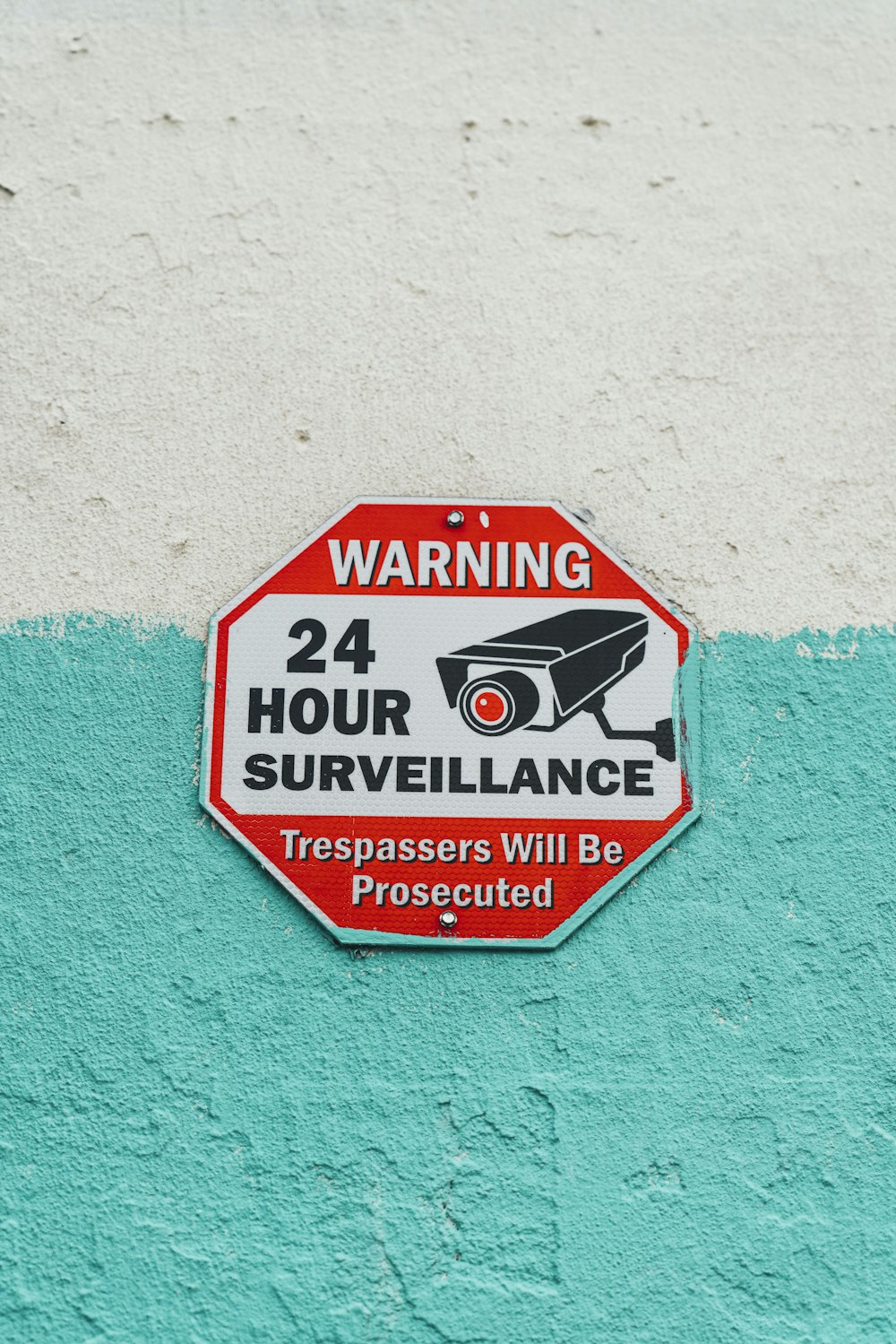 Signalétique de caméra de surveillance
