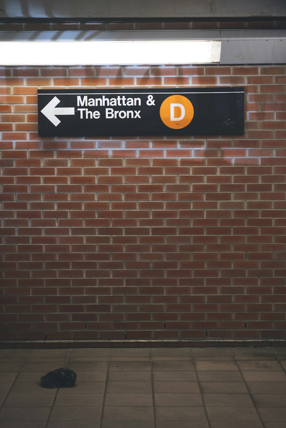 Manhattan and The Bronx sign
