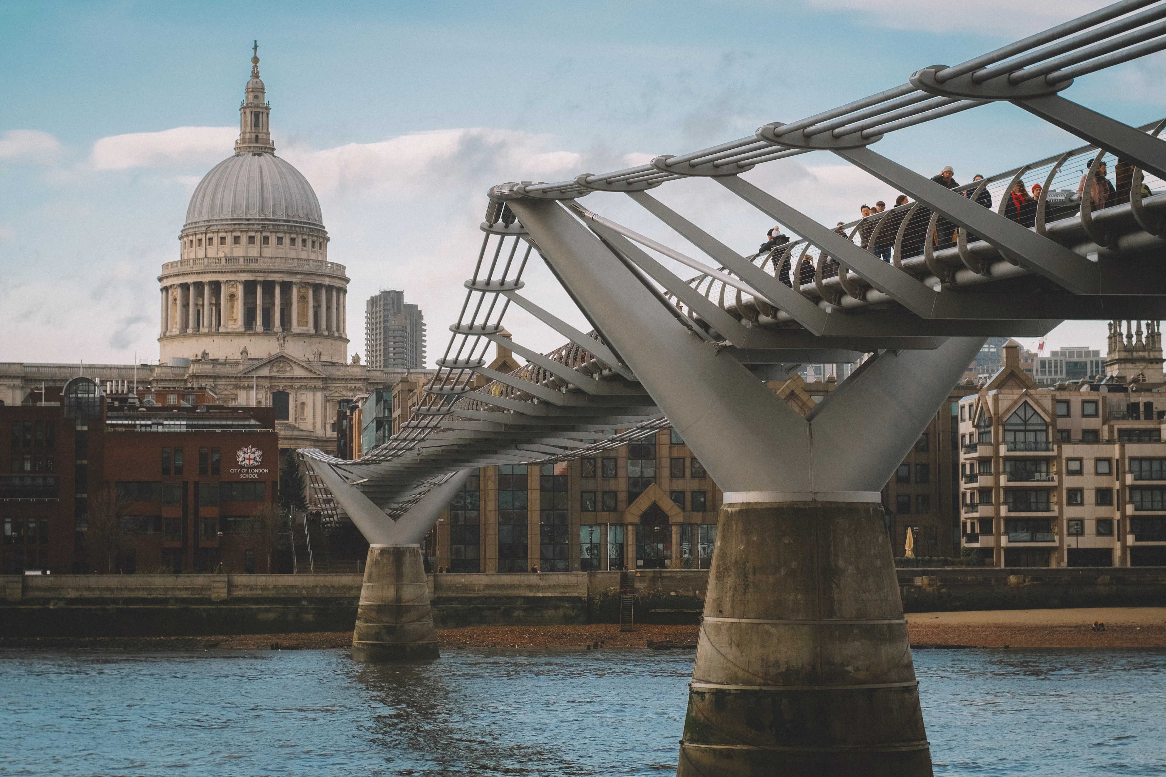 Millennium Bridge, South Bank, London