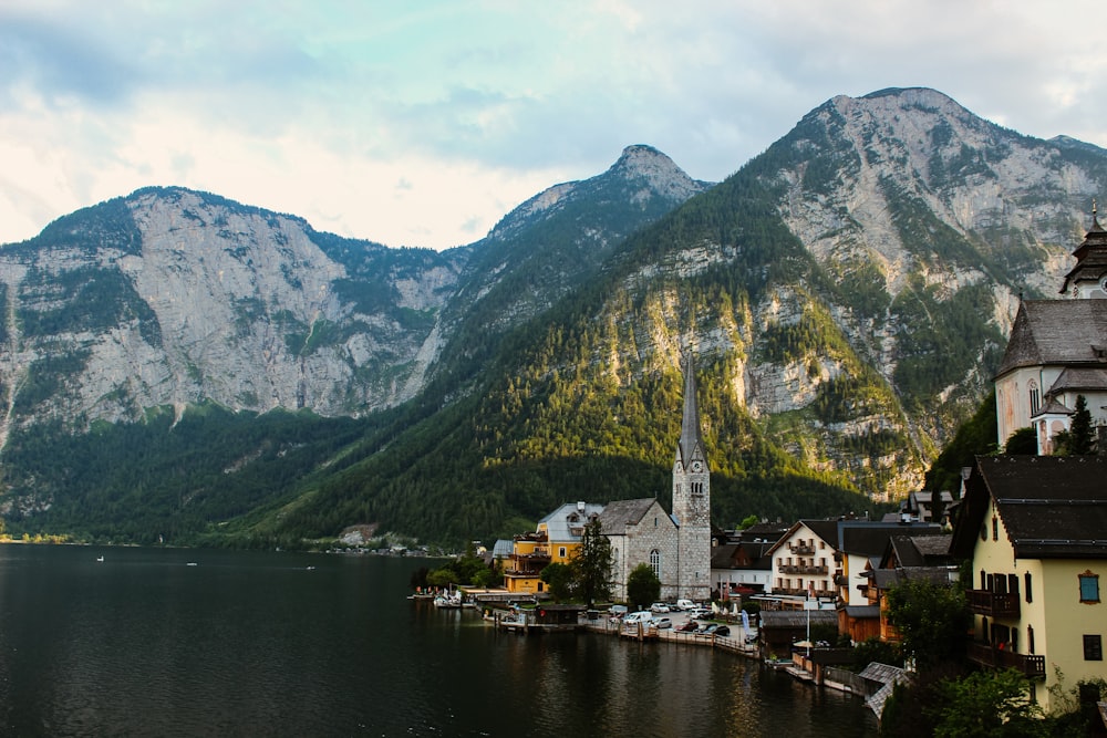 Hallstätter See lake in Austria