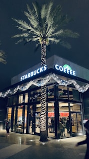 A notary public meeting a client at a cozy coffee shop in Palm Springs.