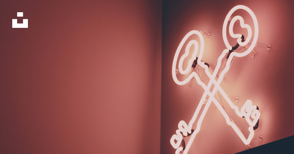 Double key neon signage photo – Free Light Image on Unsplash