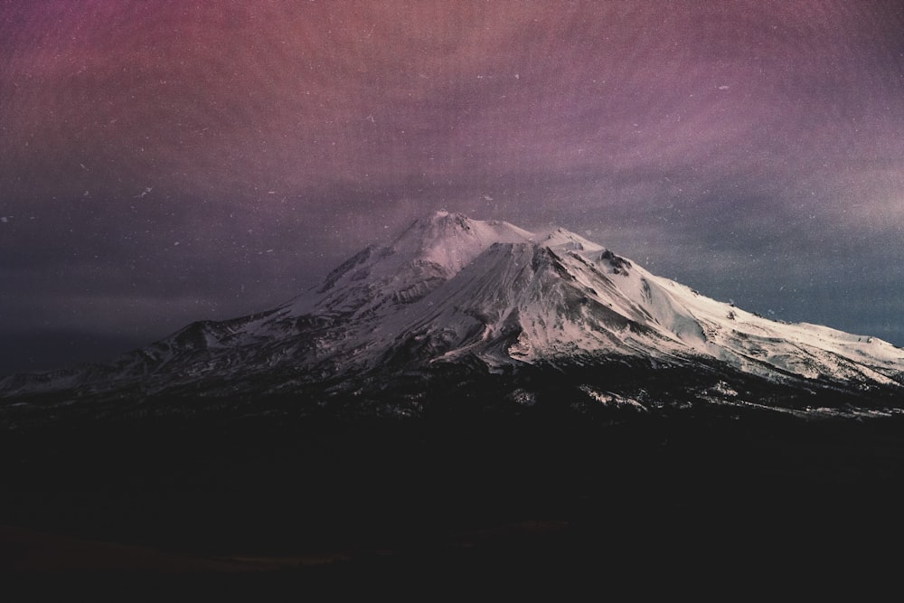 alps during starry night