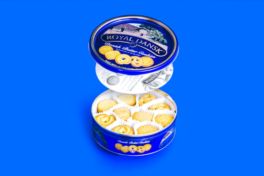 open Royal Dansk butter cookies