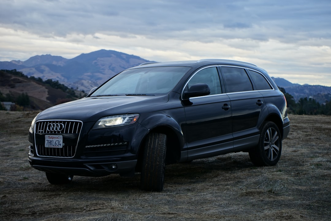 black Audi SUV