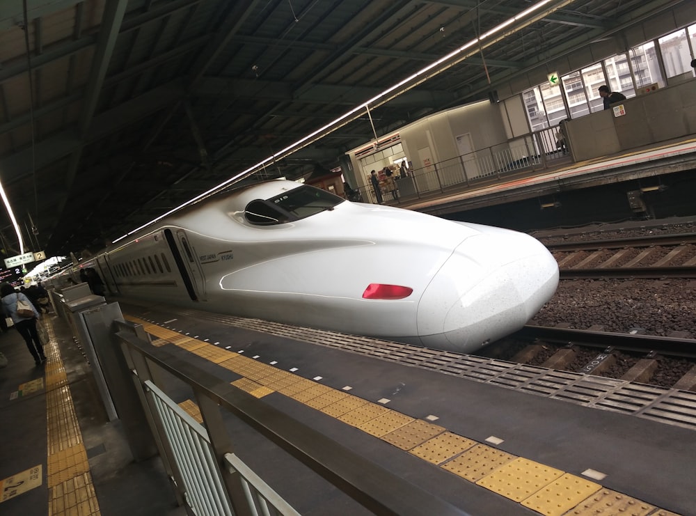 white bullet train