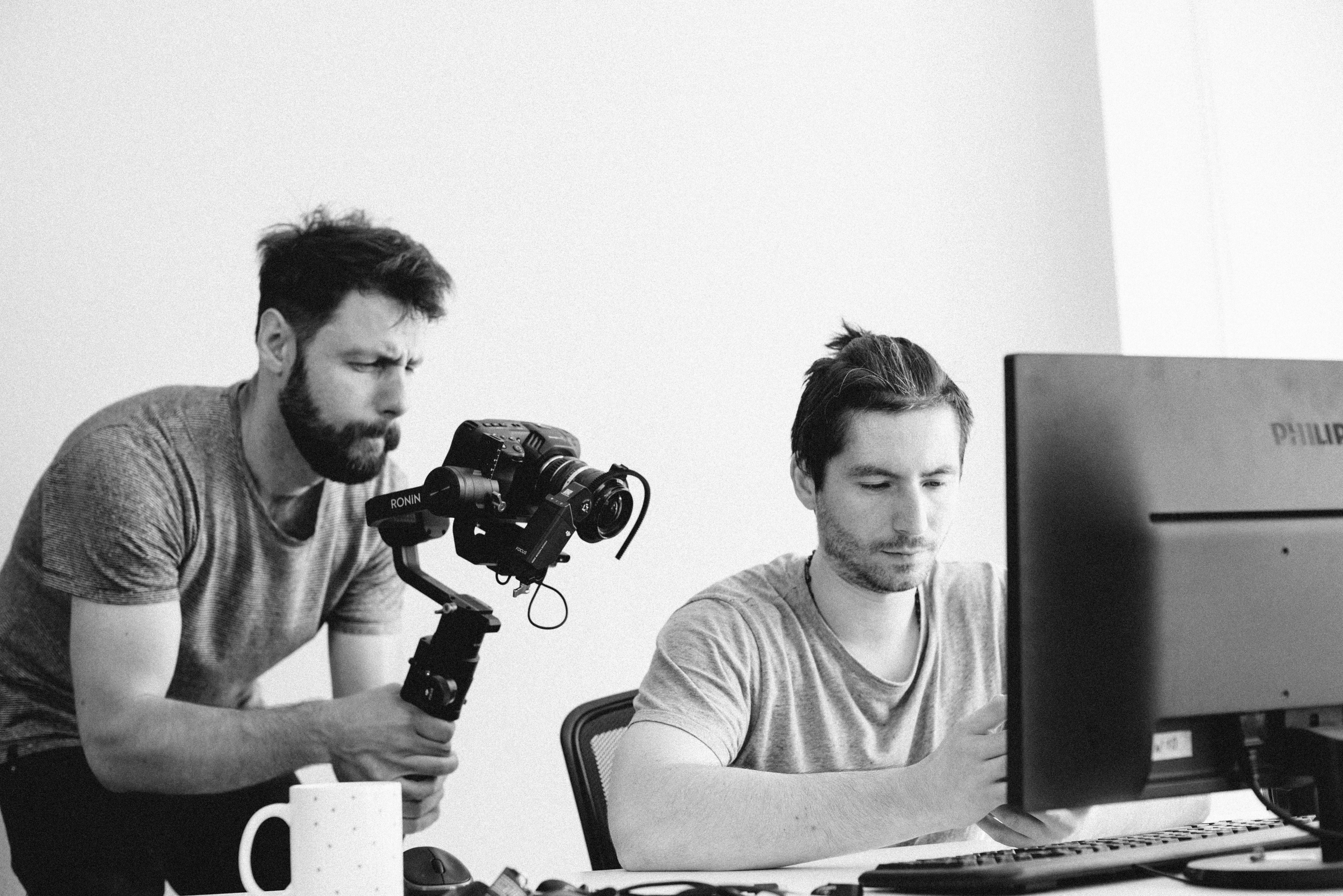 Creative video production team