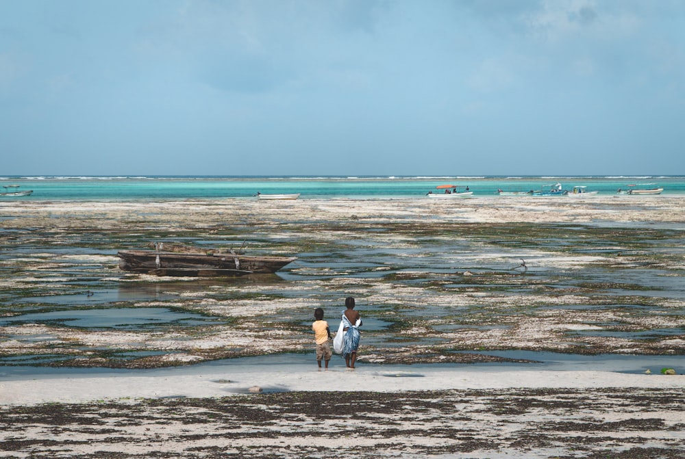 person near ocean during daytime