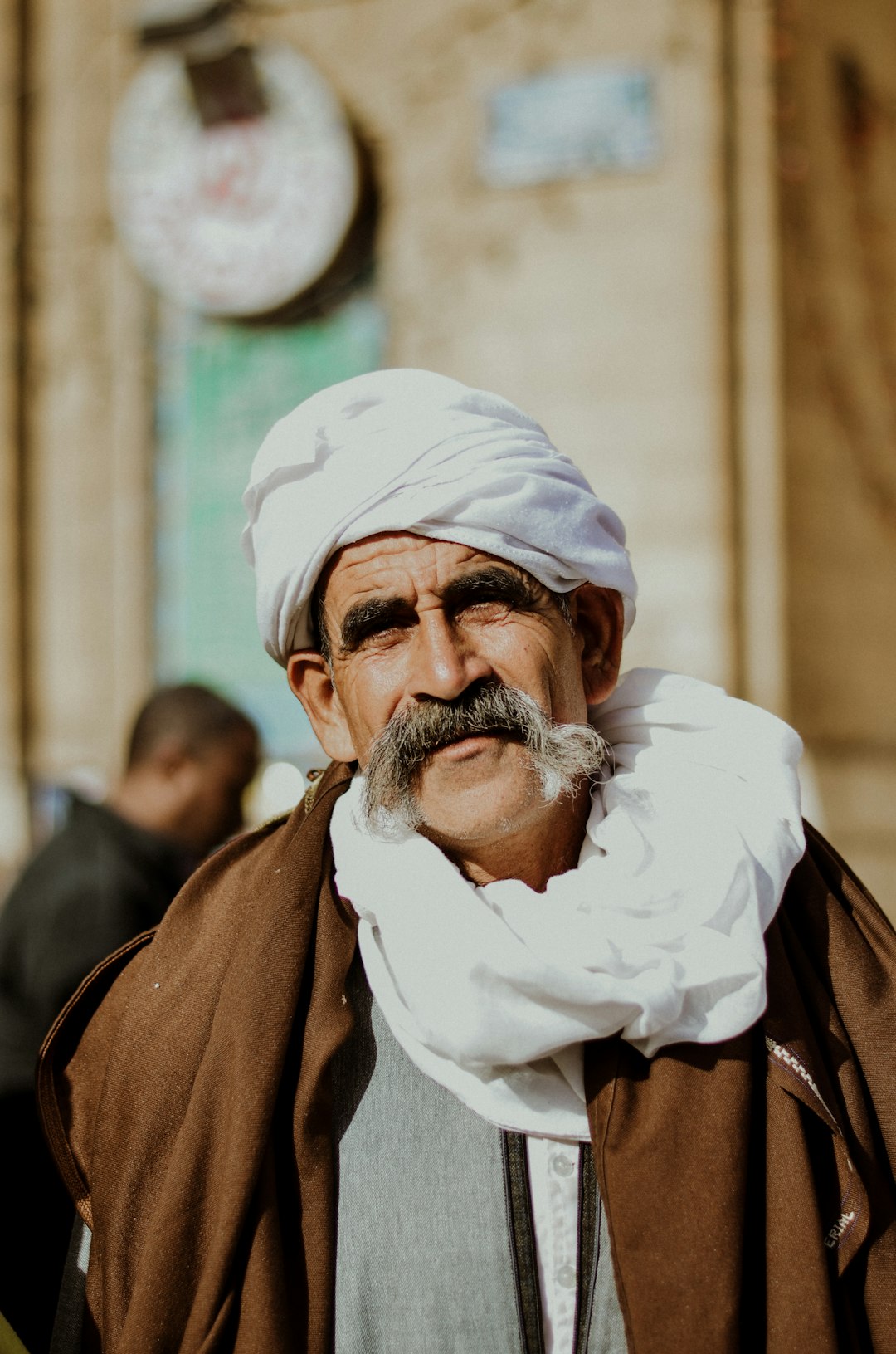 man taking selfie