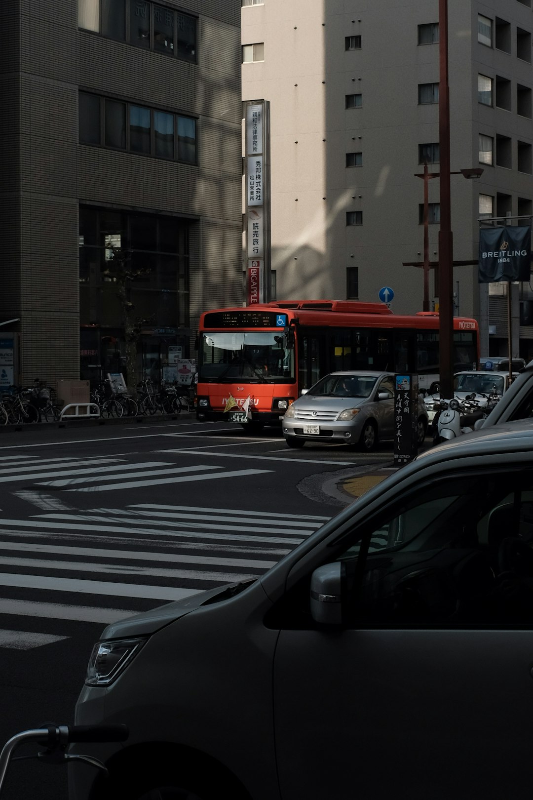 cars on road