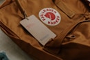 shallow focus photo of brown Kanken bag