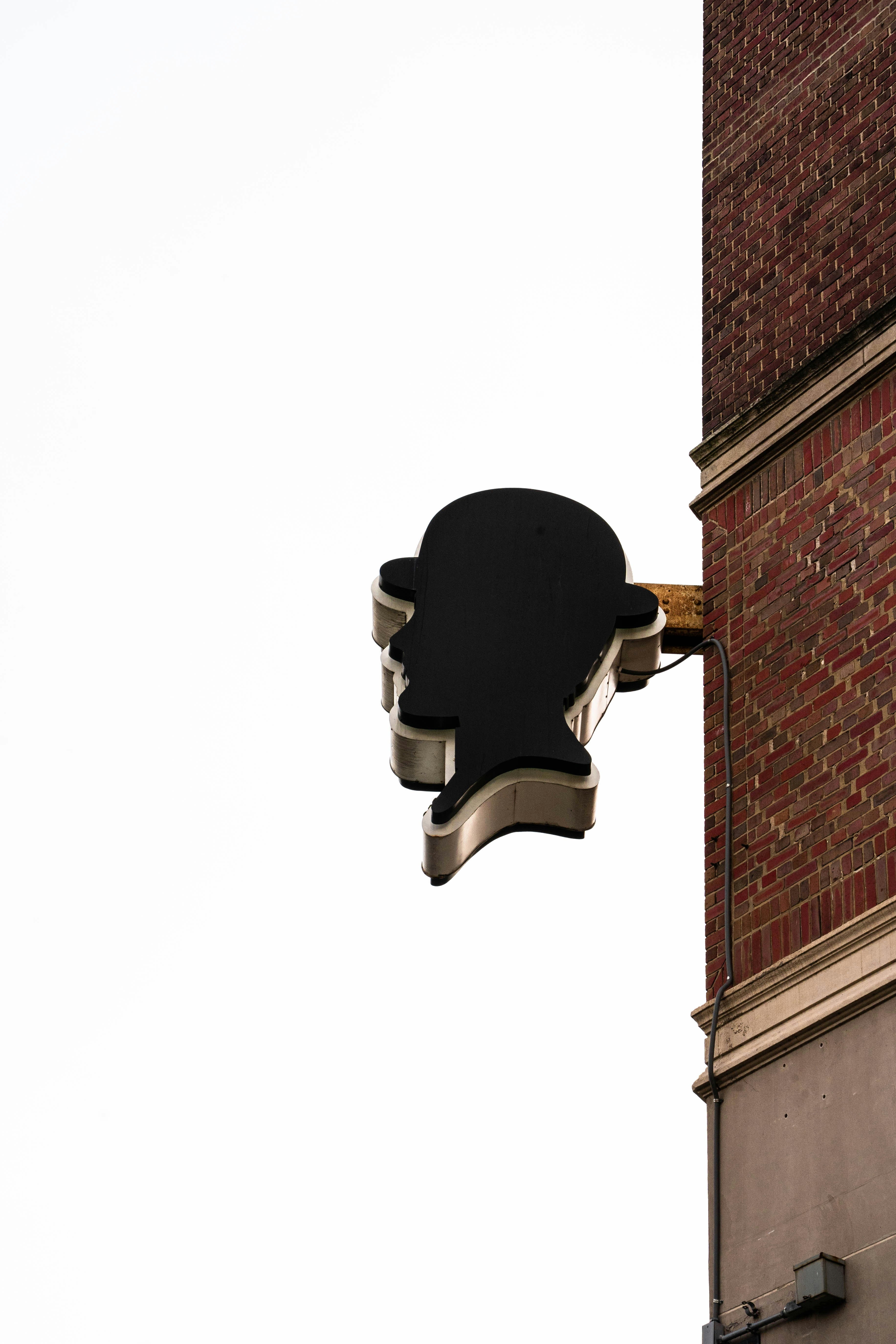 サイネージの浅い焦点写真