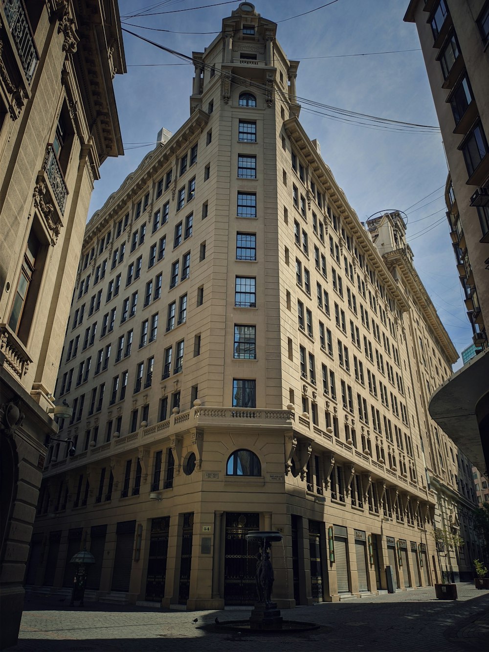 beige concrete buildings