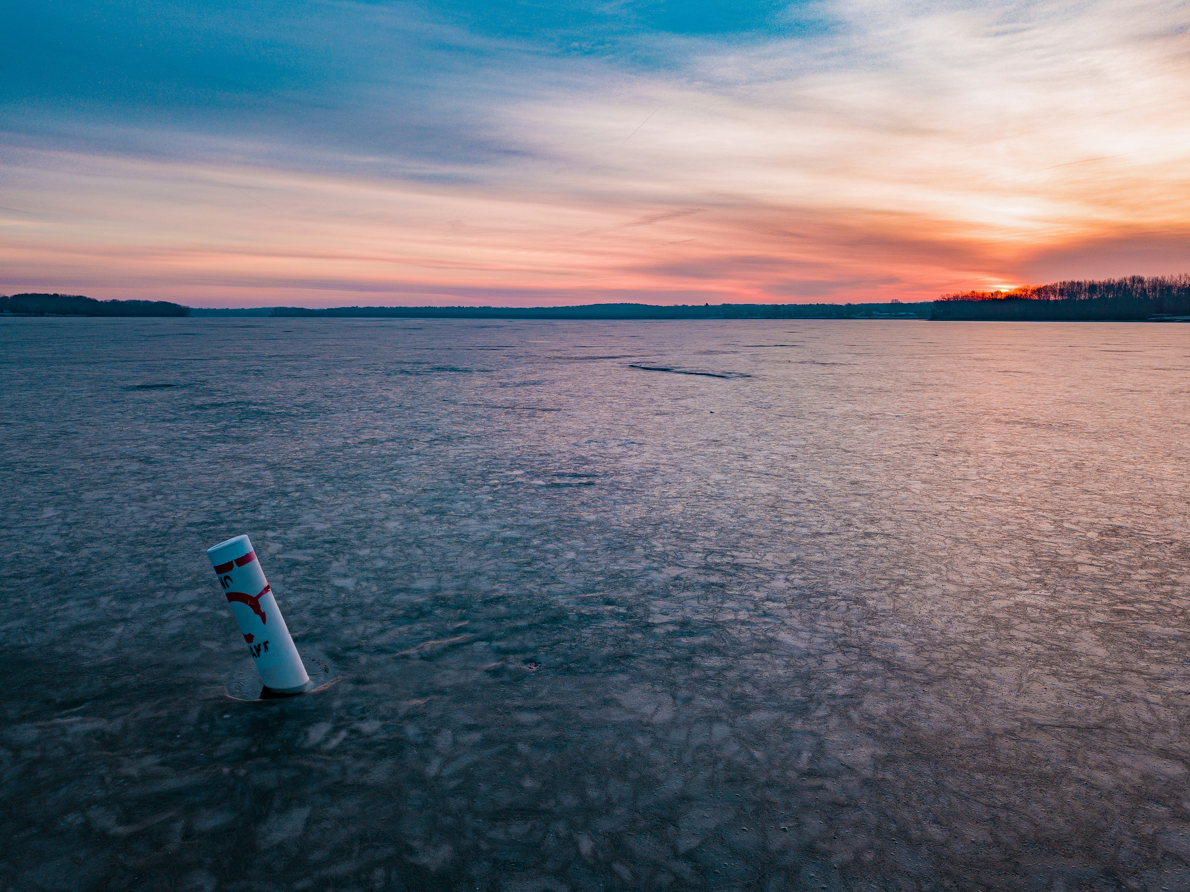 calm body of water