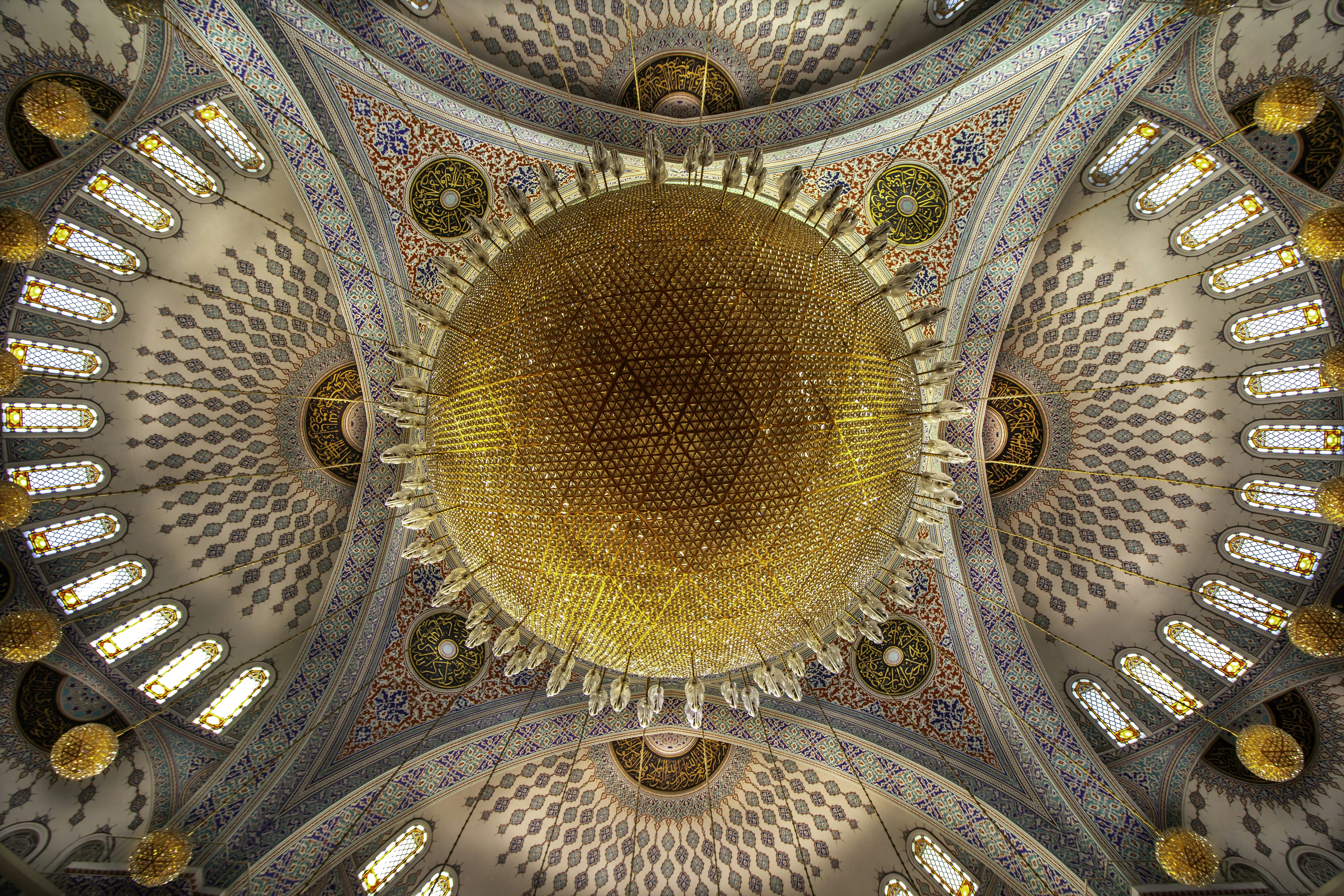 low-angle photography of building's roof