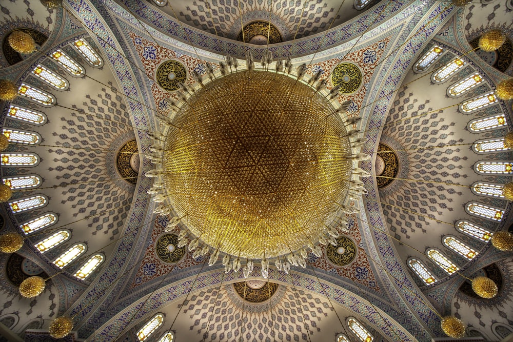 low-angle photography of building's roof