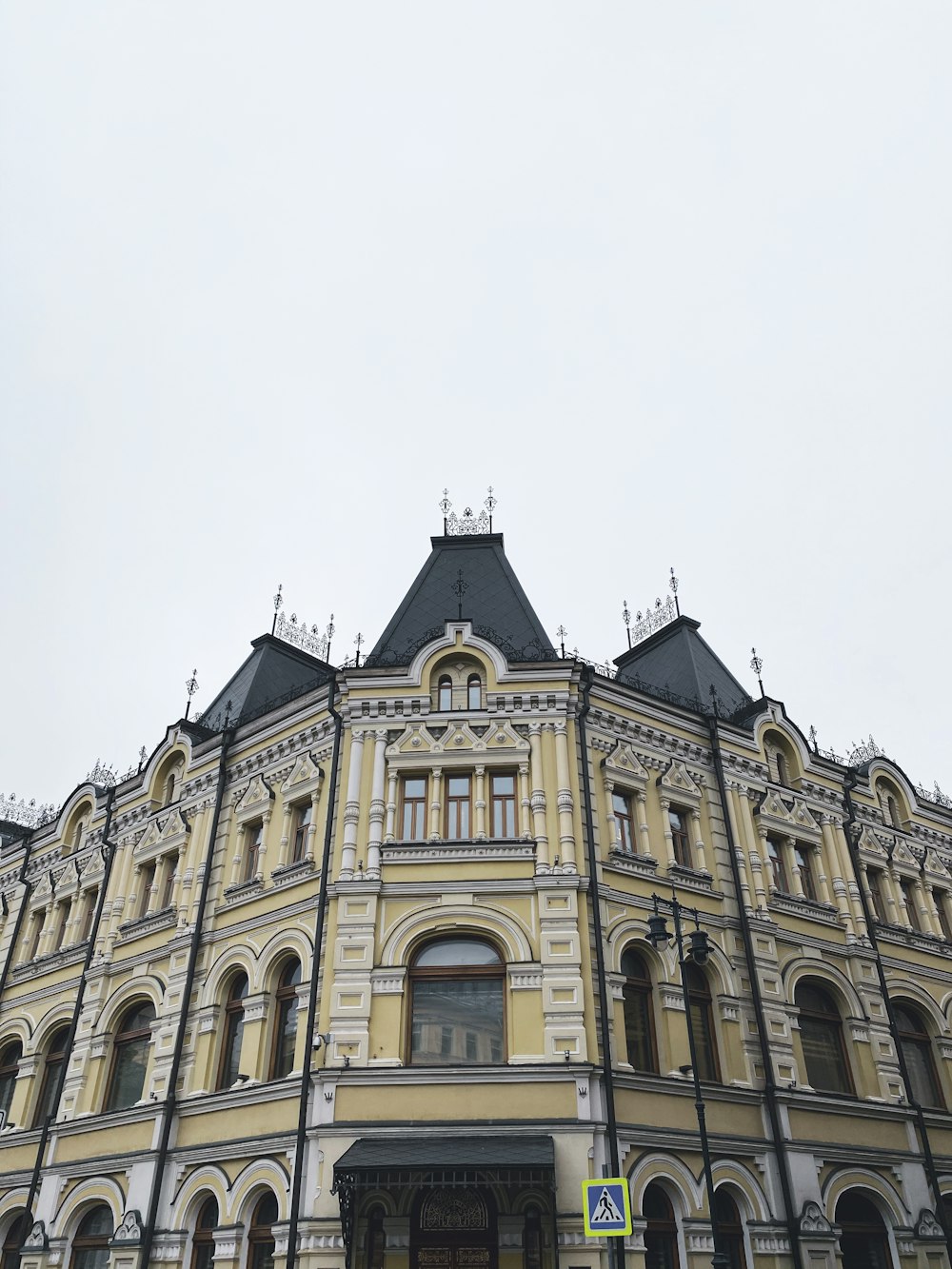 low-angle photography of historic palace