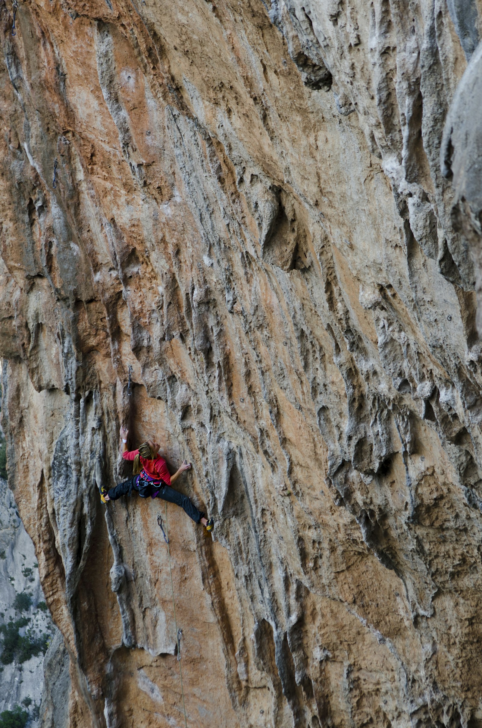 Nikon D7000 + Tamron SP 70-300mm F4-5.6 Di VC USD sample photo. Man climbing mountain during photography