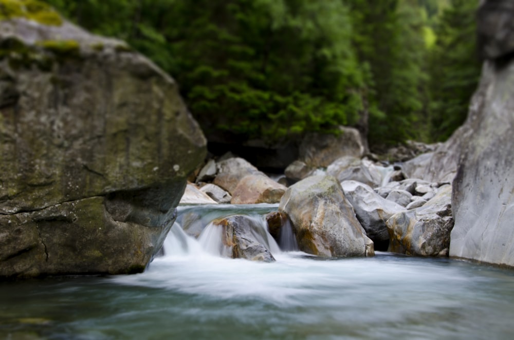 river waterfalls during day