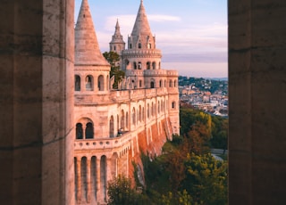 beige castle under blue sky