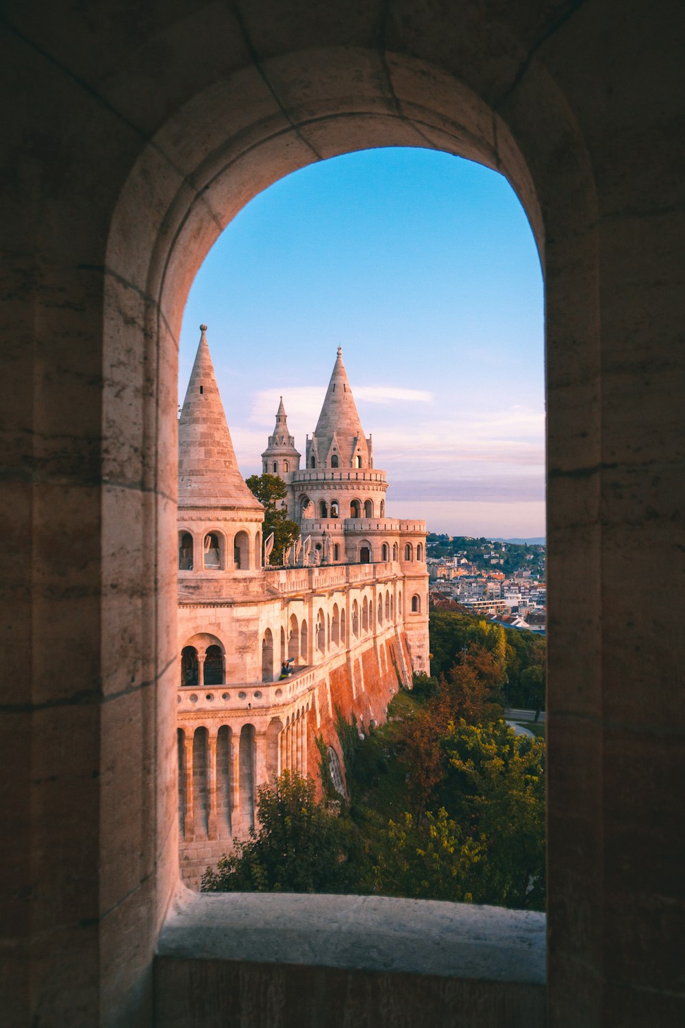 beige castle under blue sky