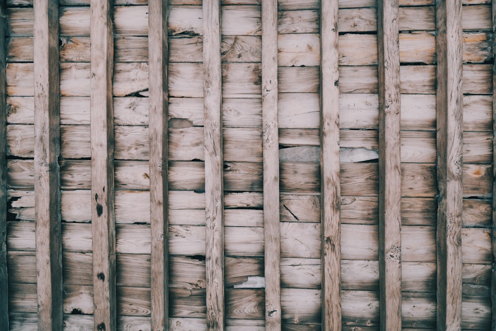 brown wooden fence