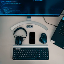 flat-lay photography of assorted device