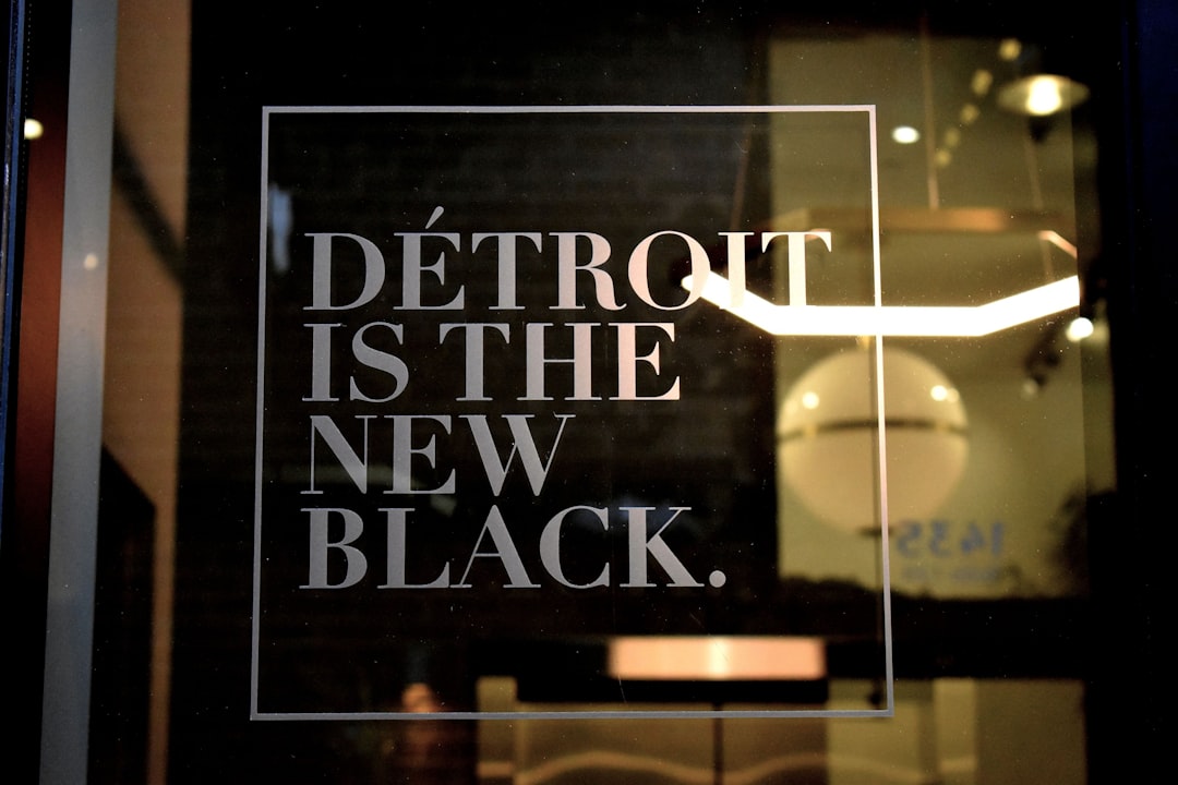 Detroit is the new black