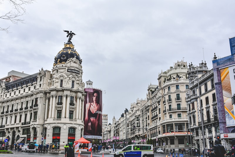 Museo Reina Sofía glass elevator tower exterior in Madrid