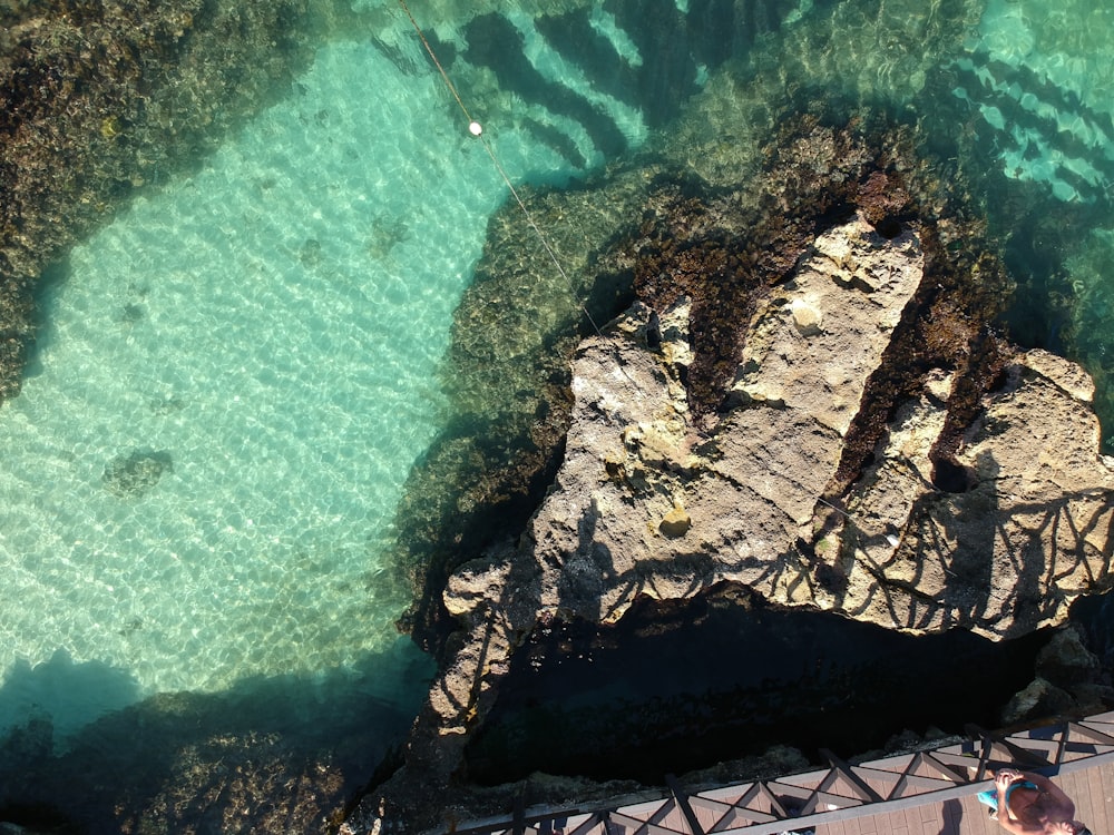 aerial photo of body of water during daytime