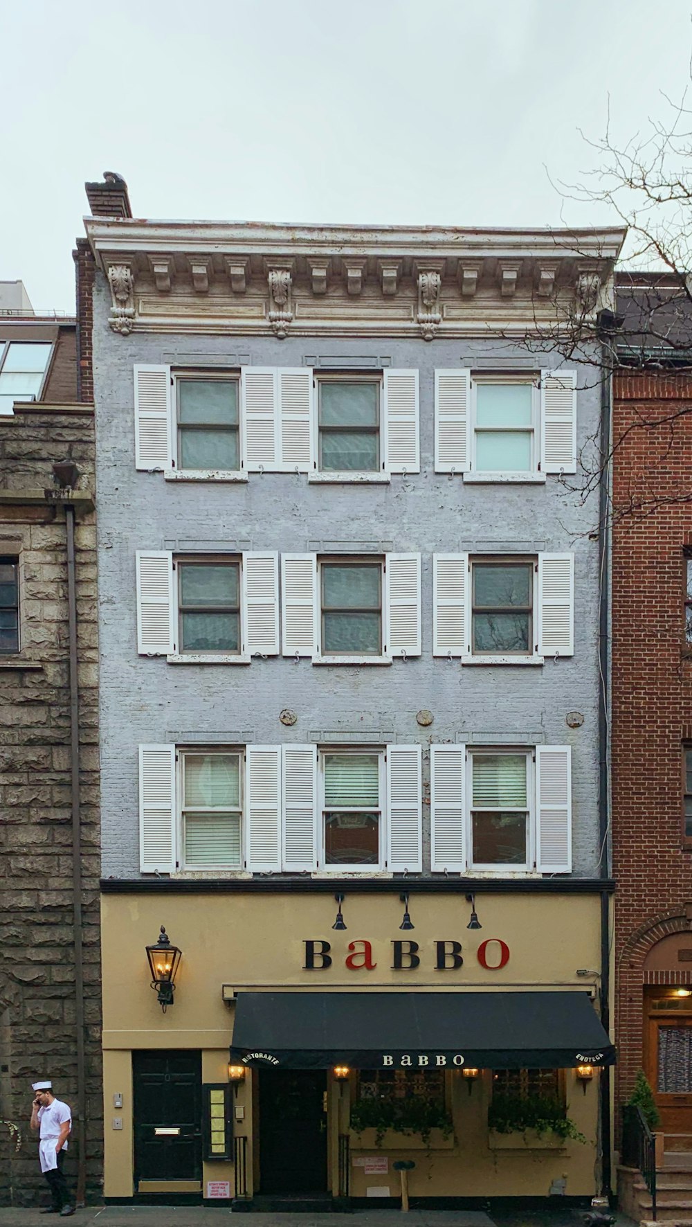 architectural photography of white and brown house