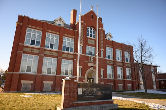 brown 2-story building in Lethbridge Canada