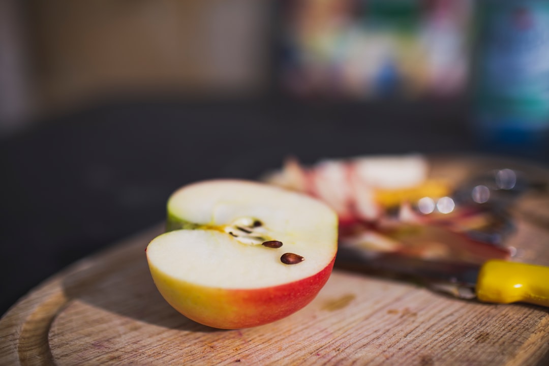 sliced apple fruit