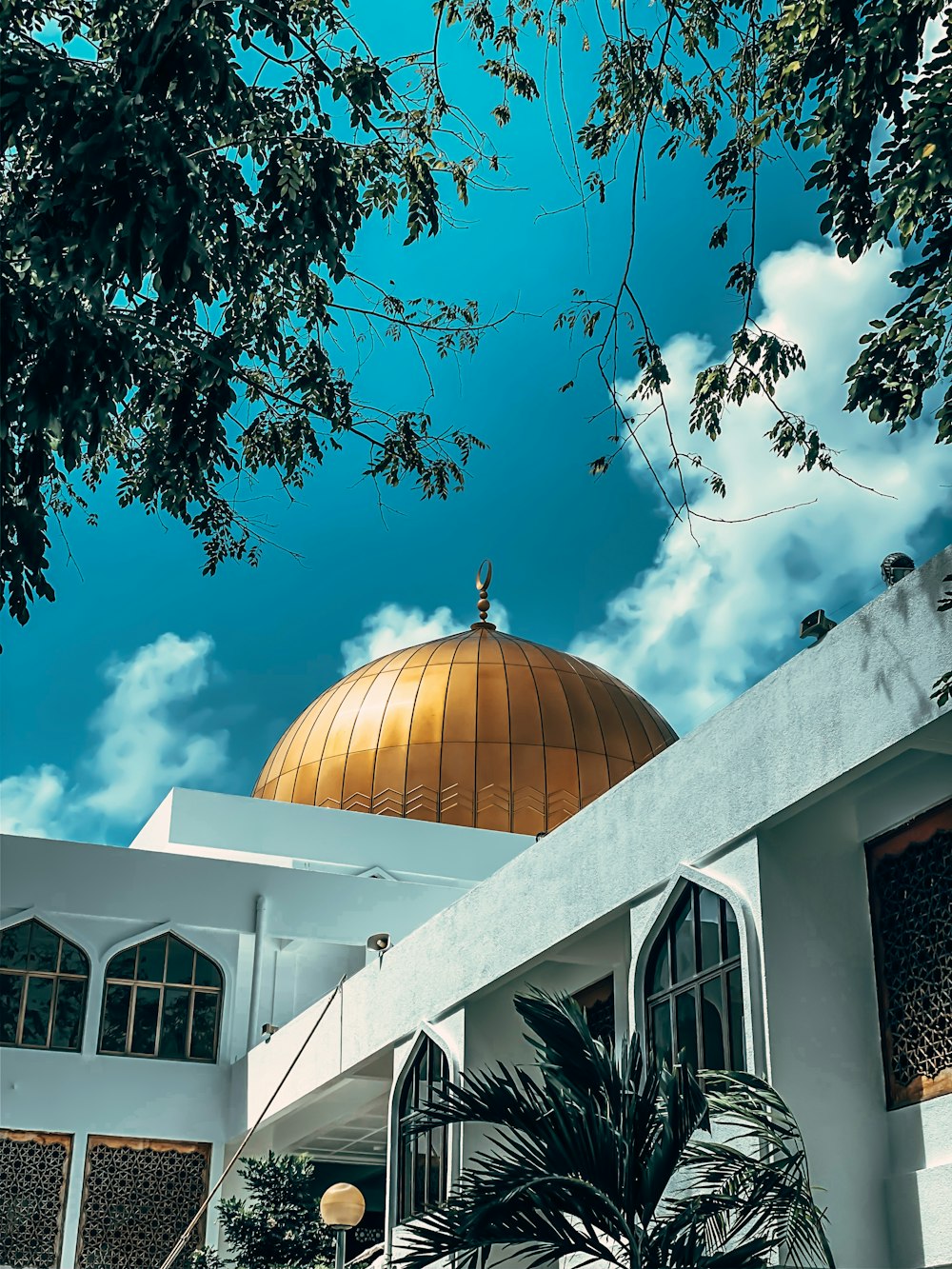 white and gold building during day