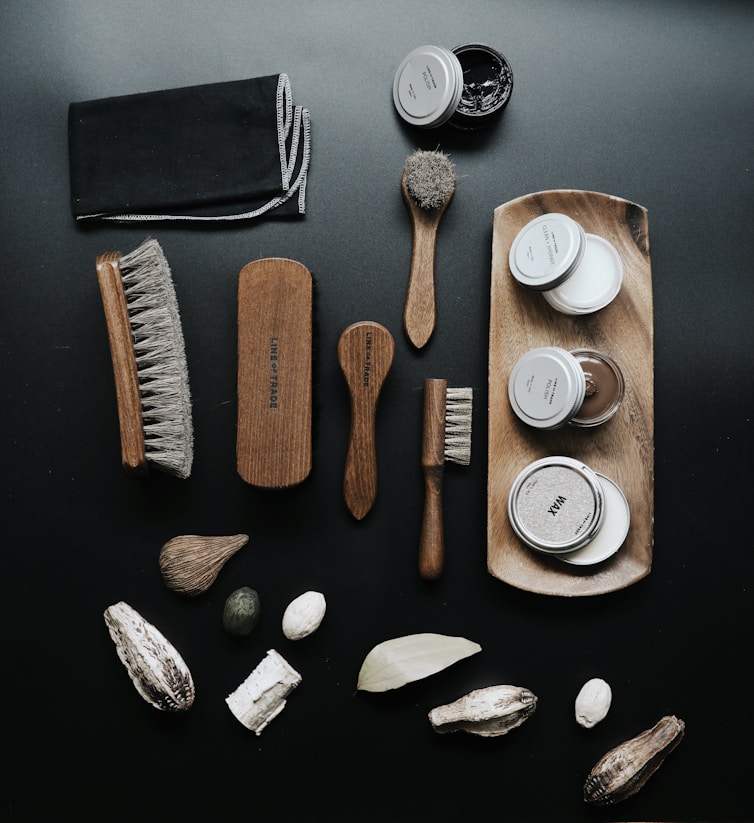 assorted beauty products