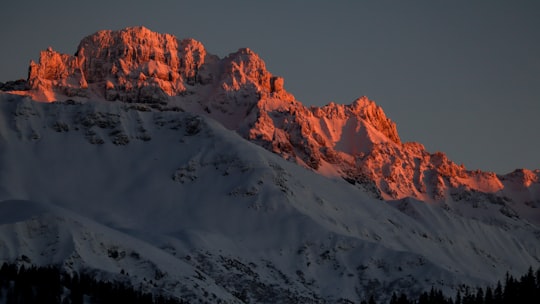 photography of snow-capped mountain in Beaufort France