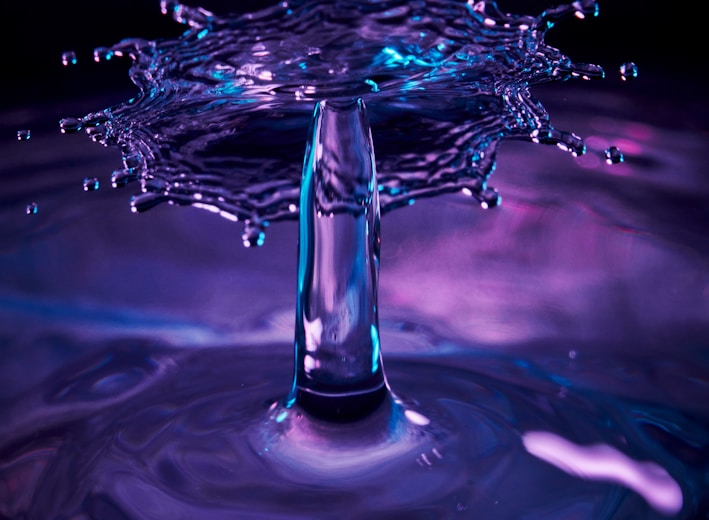 splash of water