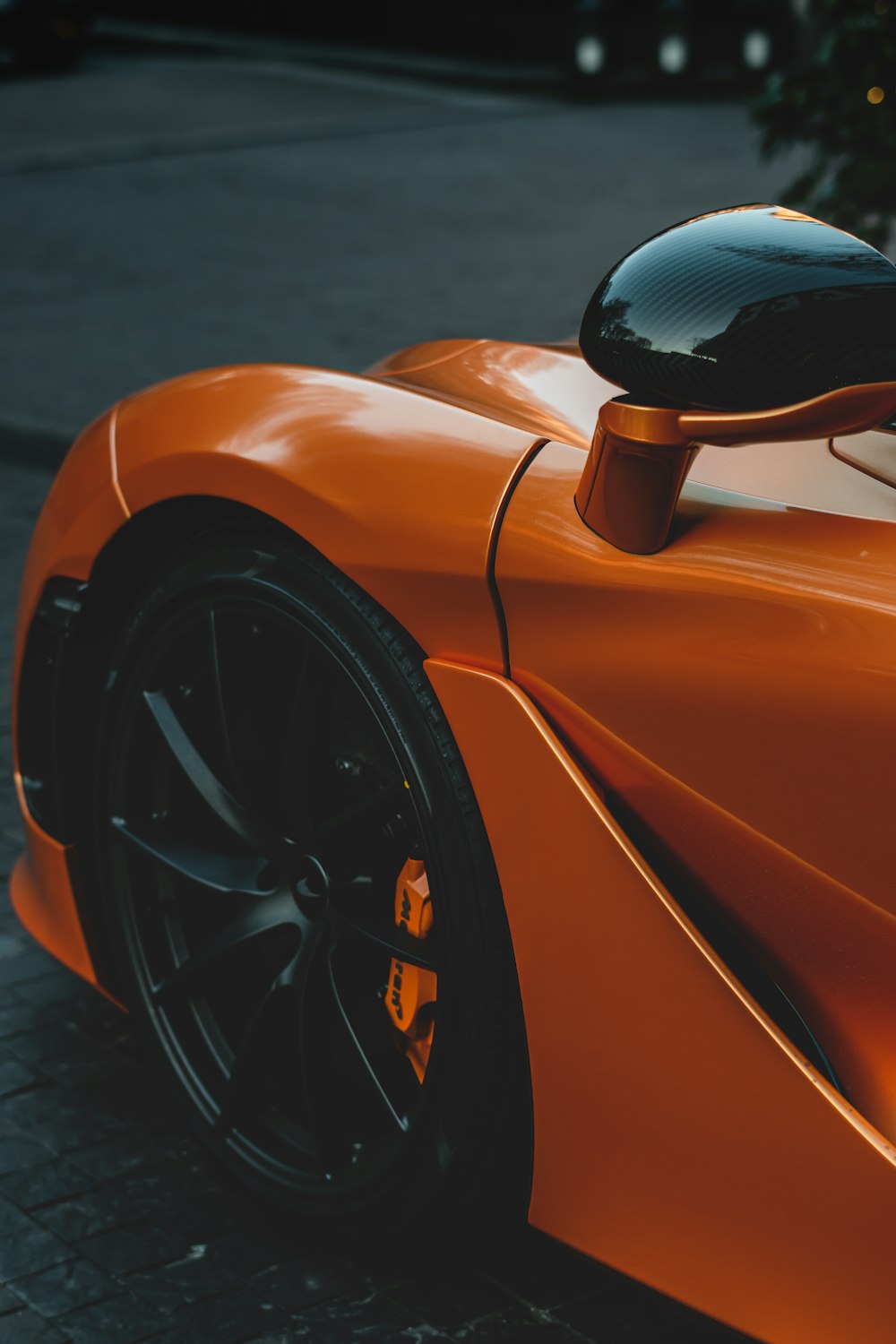 orange coupe photograph