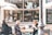 A cozy café setting with people enjoying their meals.