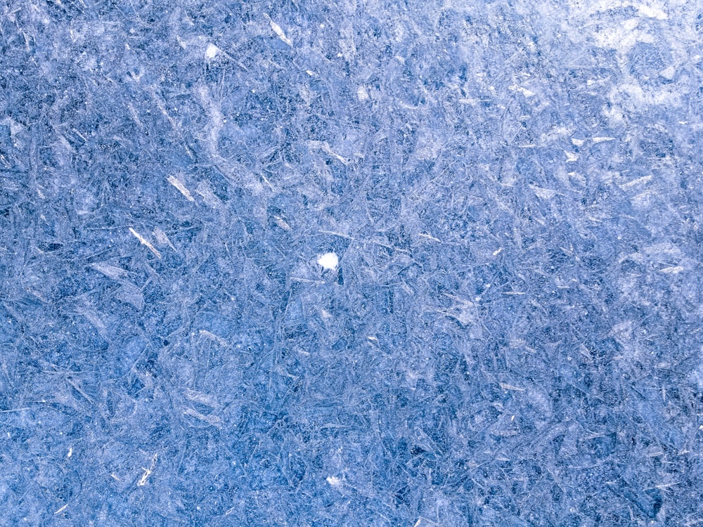 a close up of a snow covered surface